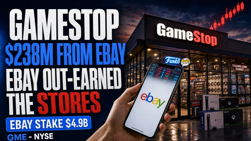GameStop (GME) Q2 2026 Earnings: $4.9B eBay Stake vs the Stores, 10-Q Explained