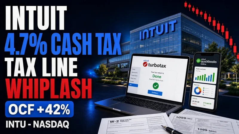 Intuit (INTU) FY2026 10-K: The $1.17B Gap Between Tax Charged and Paid
