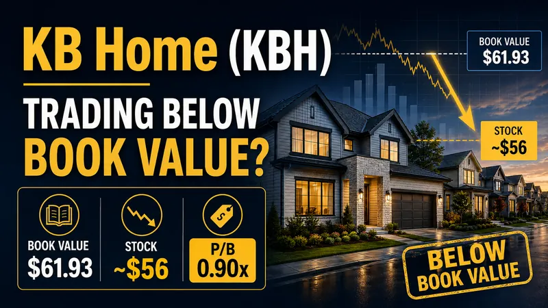 KB Home Trades Below Book Value — Bargain or Trap? (KBH)