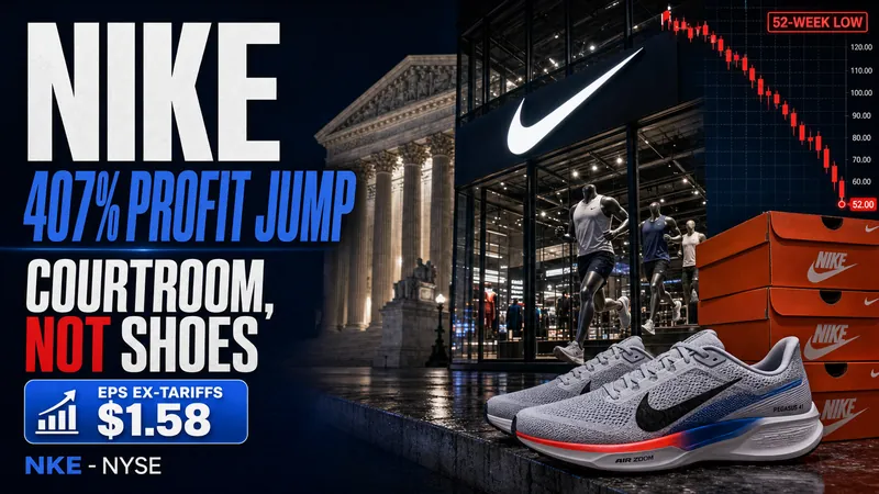 Nike's 407% Profit Jump Came From a Courtroom, Not a Shoebox