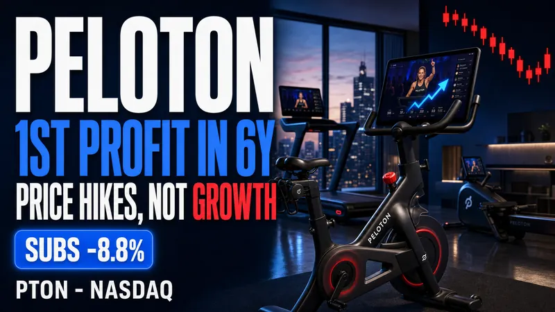 Peloton PTON FY2026 Earnings: First Annual Profit in Six Years, But Subscribers Fell 247,000