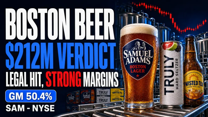 Boston Beer SAM Q2 2026 Earnings: The $212M Verdict Behind the Q1 Loss