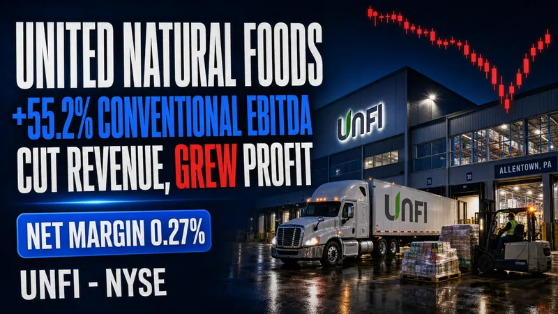 United Natural Foods (UNFI) FY2026 10-K: It Cut $1.7B of Sales and Profit Rose 55%